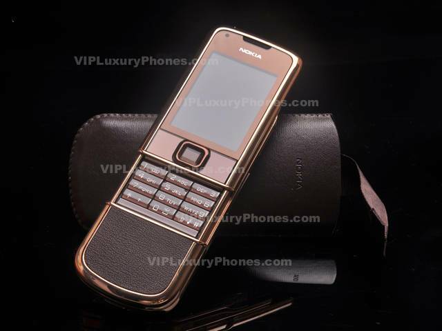 Nokia 8800 Are Gold Slide Mobile Phone