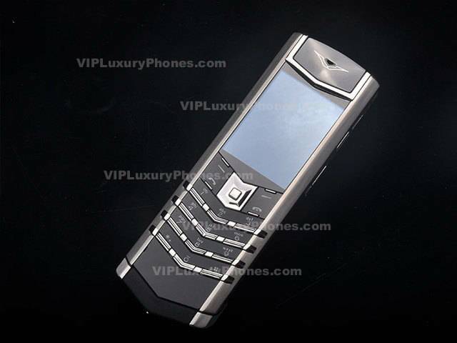 Vertu Signature Black Leather