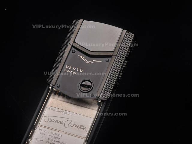 Vertu Signature Black Visa Paris