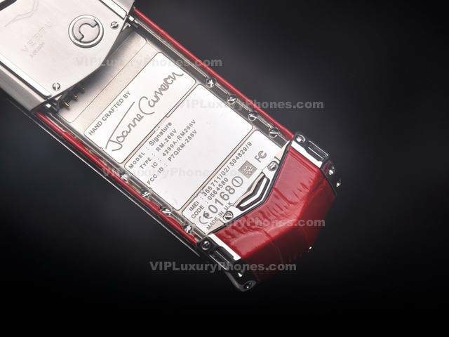 Vertu Signature Red Crocodile Leather