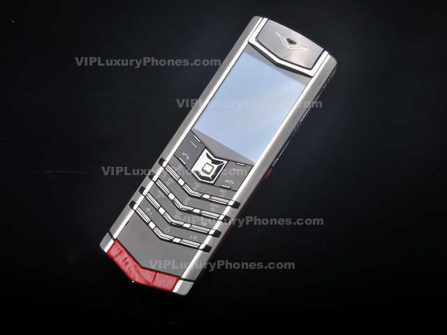 Vertu Signature Red Crocodile Leather