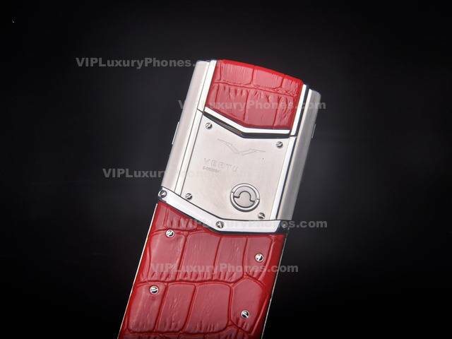 Vertu Signature Red Crocodile Leather