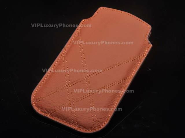 Vertu Brown Leather Case