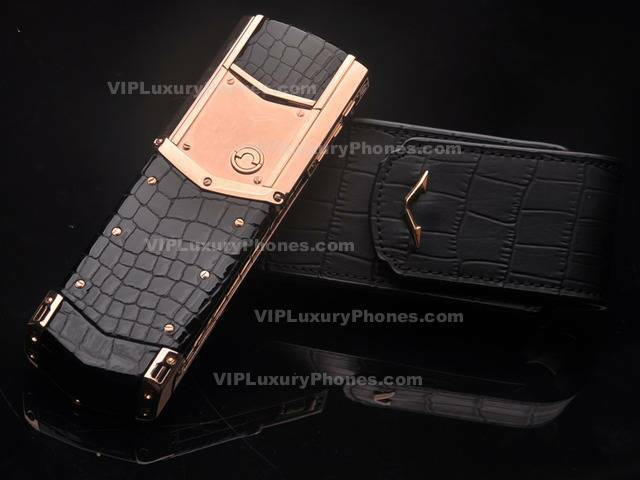 Vertu Signature Crocodile Skin