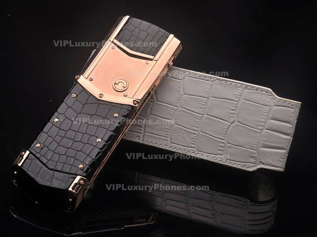 Vertu Signature Crocodile Skin