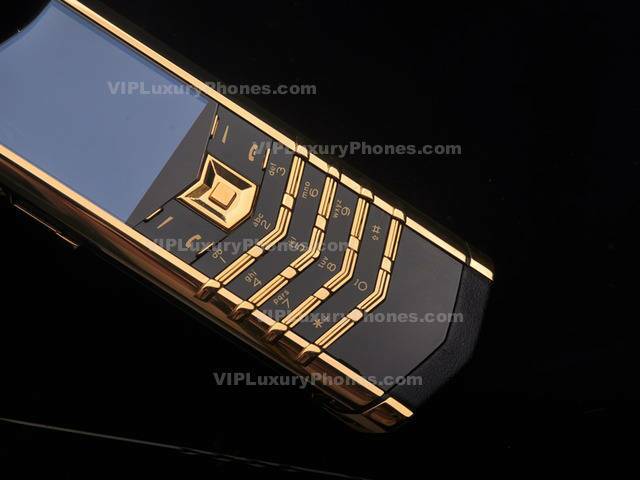 Vertu Signature Gold Phone