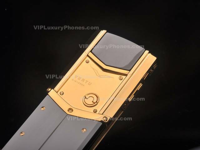 Vertu Signature Gold Phone