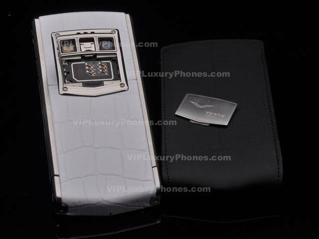 Vertu Ti Crocodile Skin