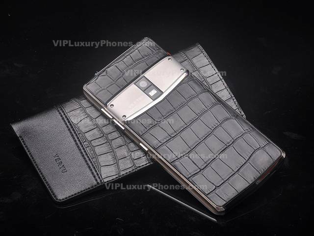 Vertu Constellation X Black Leather