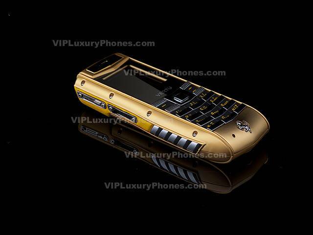 Vertu Ferrari Gold Phone