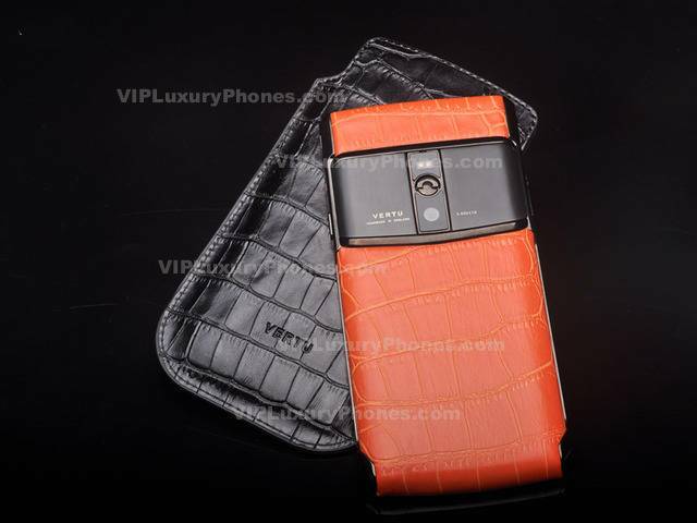 Vertu Signature Touch Luxury Leather Back Cover