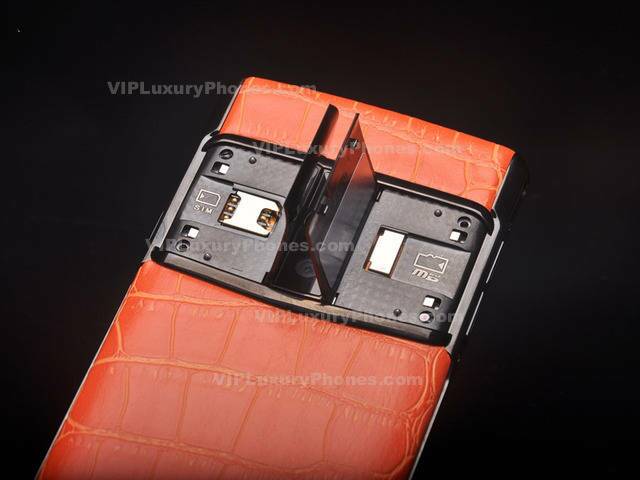 Vertu Signature Touch Luxury Leather Back Cover