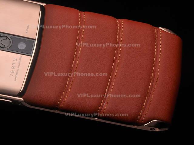Vertu Signature Touch Brown Leather