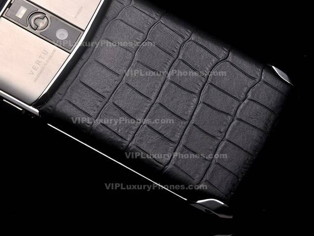 Vertu Signature Touch Back Leather Cover