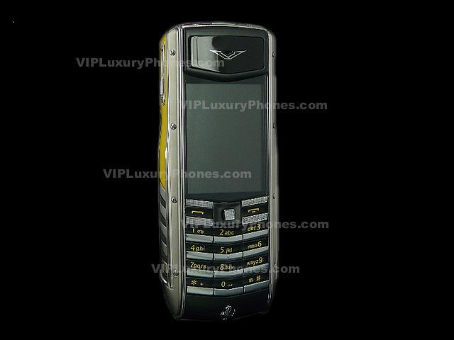 Vertu Replica Black Leather