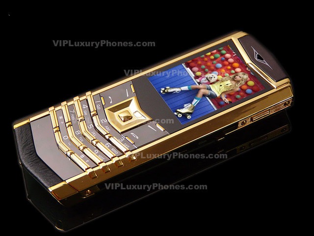 Vertu Signature Gold Cell Phone