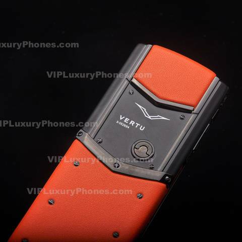 Vertu Signature Orange Leather