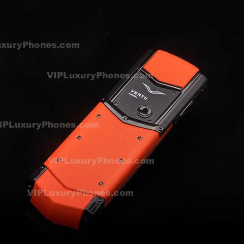 Vertu Signature Orange Leather