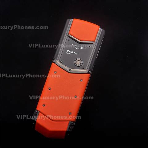 Vertu Signature Orange Leather