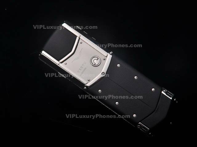 Vertu Signature Pearl Black Leather