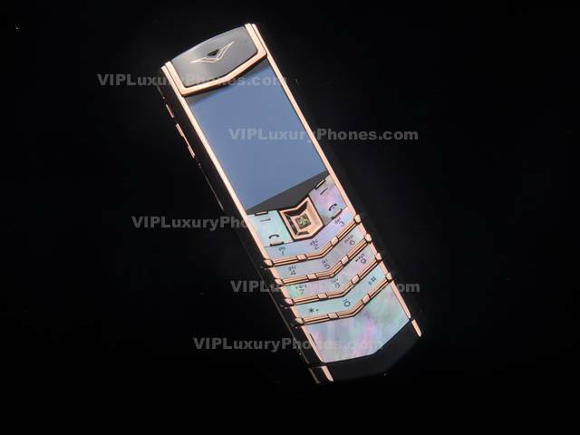 Vertu Signature Pearl Black Leather