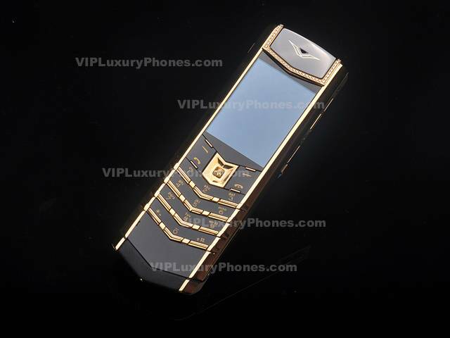 Vertu Diamond Gold Replica Phone