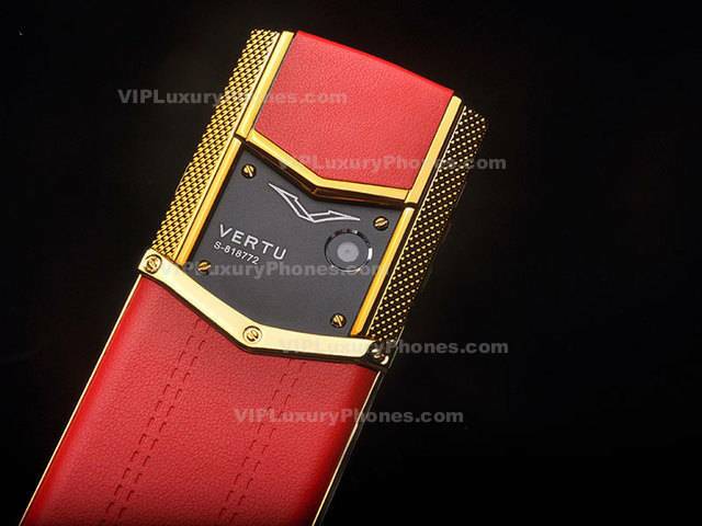 Vertu Signature for Bentley Orange Leather