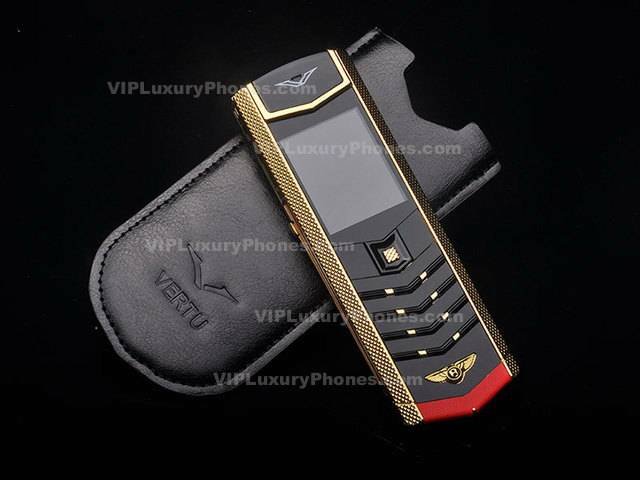 Vertu Signature for Bentley Orange Leather