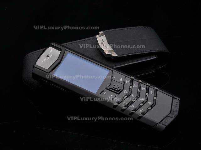 Vertu Signature Black Crocodile