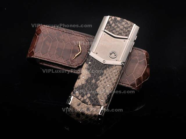 Vertu Signature Snake Skin