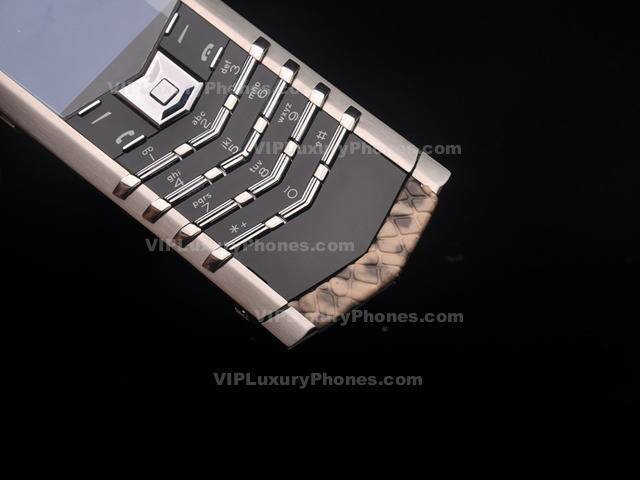 Vertu Signature Snake Skin