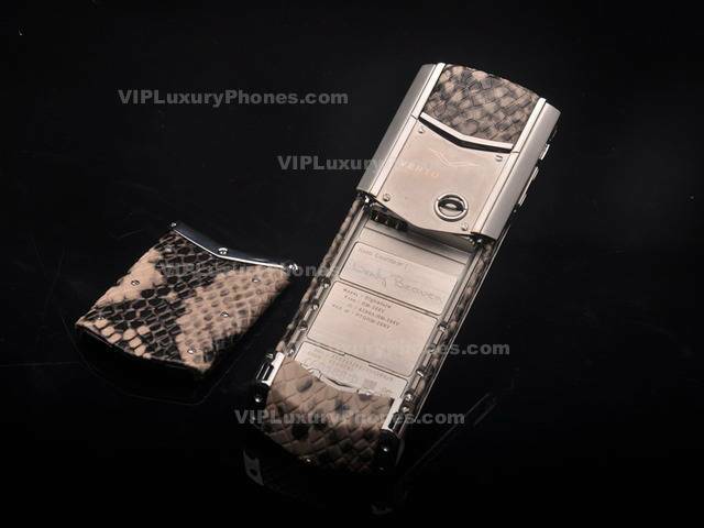 Vertu Signature Snake Skin