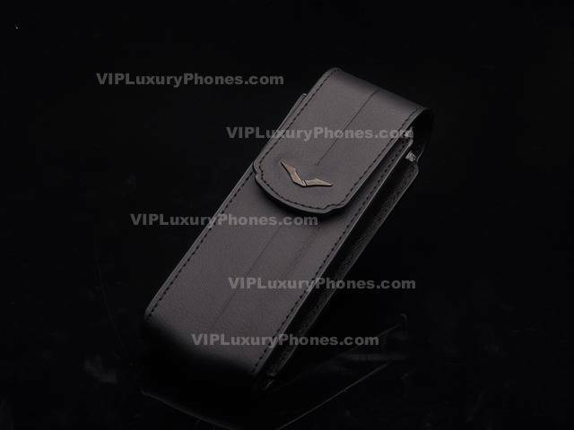 Vertu Black Leather Case 2022