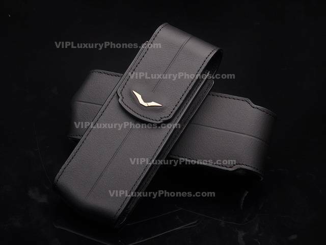 Vertu Black Leather Case 2022