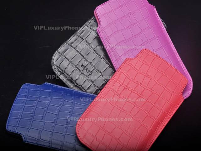 Vertu Signature Touch Crocodile Skin Leather Case