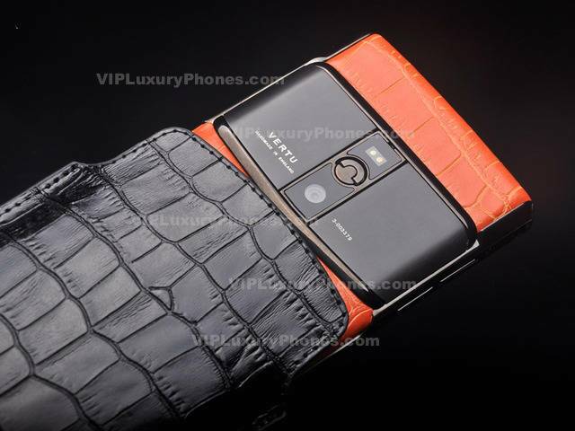 Vertu Signature Touch Crocodile Skin Leather Case