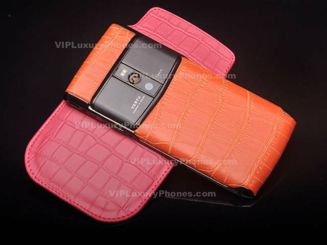 Vertu Signature Touch Crocodile Skin Leather Case