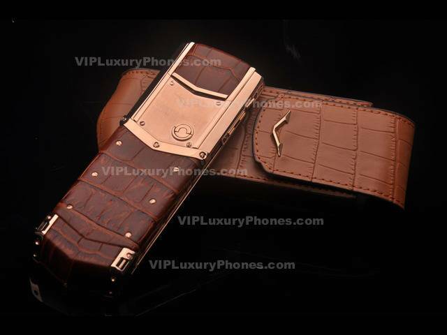 Vertu Signature Brown Case