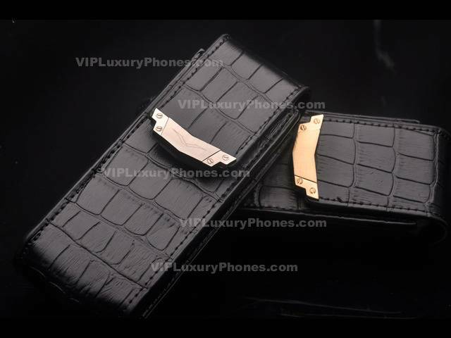 Vertu Signature Leather Black Case