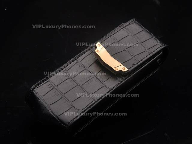 Vertu Signature Leather Black Case